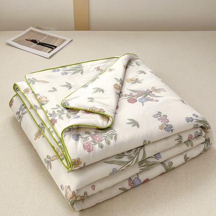 91家纺网 家纺一手货源 找家纺 （总）龙图家纺 2025新款A类母婴针织棉夏被印花卡通婴幼夏凉被空调被