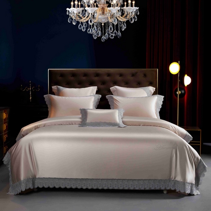 91家纺网 家纺一手货源 找家纺 （总）缔缦 2025新款高端居家轻奢系列AB版真丝棉长绒棉四件套
