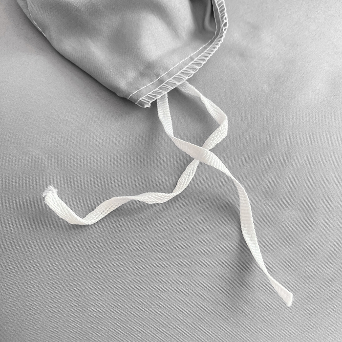 91家纺网 家纺一手货源 找家纺 乐沐家纺 2024新款夏季水洗冰丝四件套水洗真丝纯色双拼单被套-风格二 魔法灰白