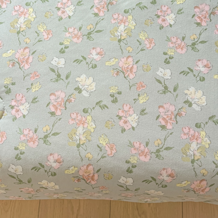 91家纺网 家纺一手货源 找家纺 龙图家纺 2025新款A类母婴针织棉夏被印花卡通凉感丝夏凉被空调被 春花