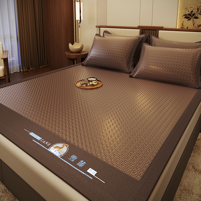 91家纺网 家纺一手货源 找家纺 （总）阿牛席业 2025新款舒爽藤席系列-E-PE藤席