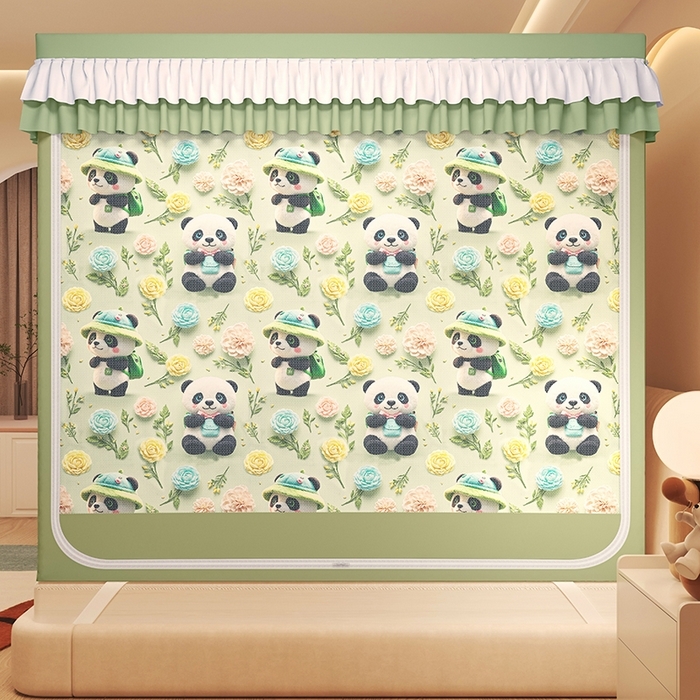 91家纺网 家纺一手货源 找家纺 （总）迪凡保罗蚊帐 2025新款2509款5D立体数码印花遮光坐床蚊帐