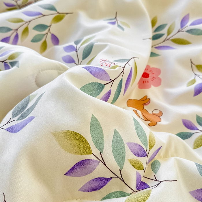 91家纺网 家纺一手货源 找家纺 友承家纺 2025新款A类母婴级大豆夏被夏凉被空调被 莫妮卡