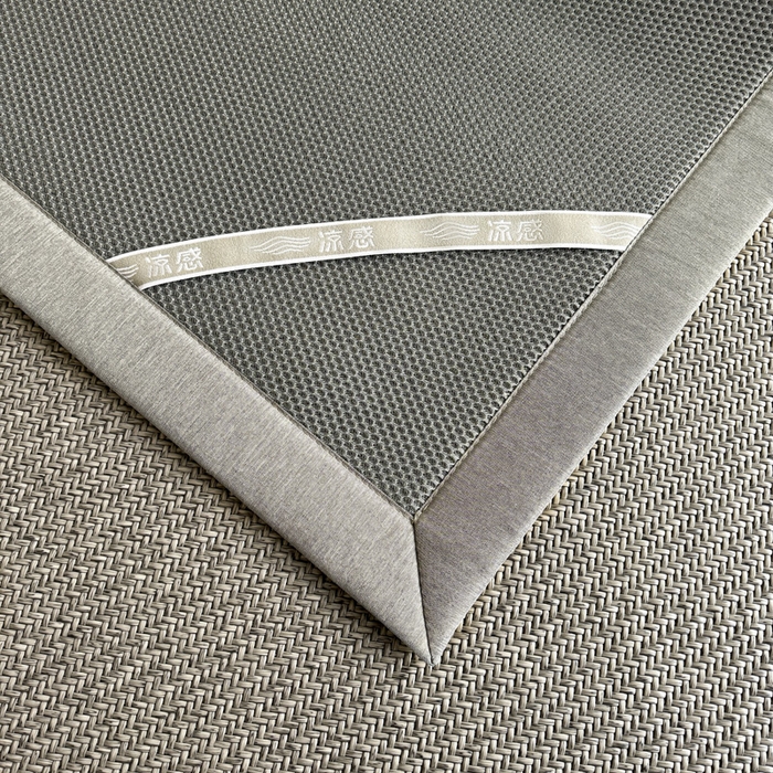 91家纺网 家纺一手货源 找家纺 阿牛席业 2025新款舒爽藤席系列-E-PE藤席 PE霸王藤-灰色