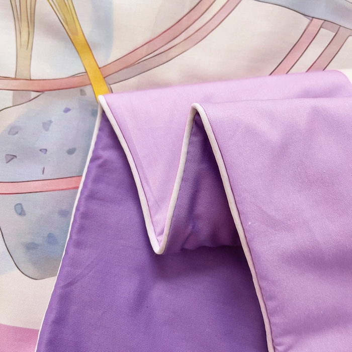 91家纺网 家纺一手货源 找家纺 梵赫 2025新款卡通全棉A类夹棉两用幼儿园儿童夏被被套 摩天轮-紫