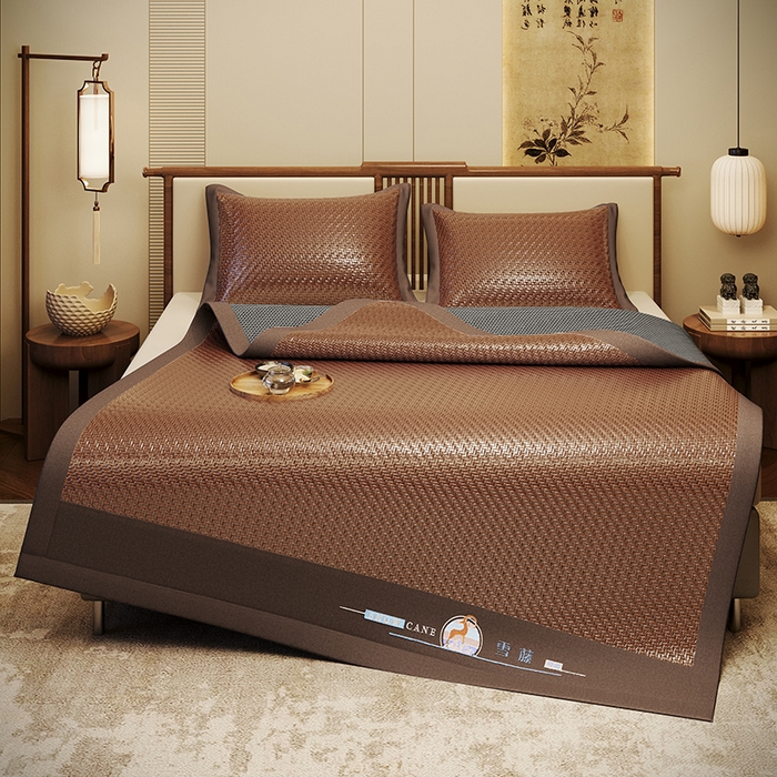 91家纺网 家纺一手货源 找家纺 （总）阿牛席业 2025新款舒爽藤席系列-E-PE藤席