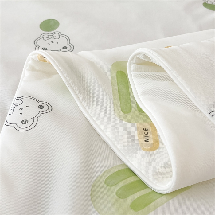 91家纺网 家纺一手货源 找家纺 （总）青螺家纺 2025新款凉感丝艾草抗菌驱蚊夏凉被空调被3D时尚数码花卉卡通被子（支持质检）