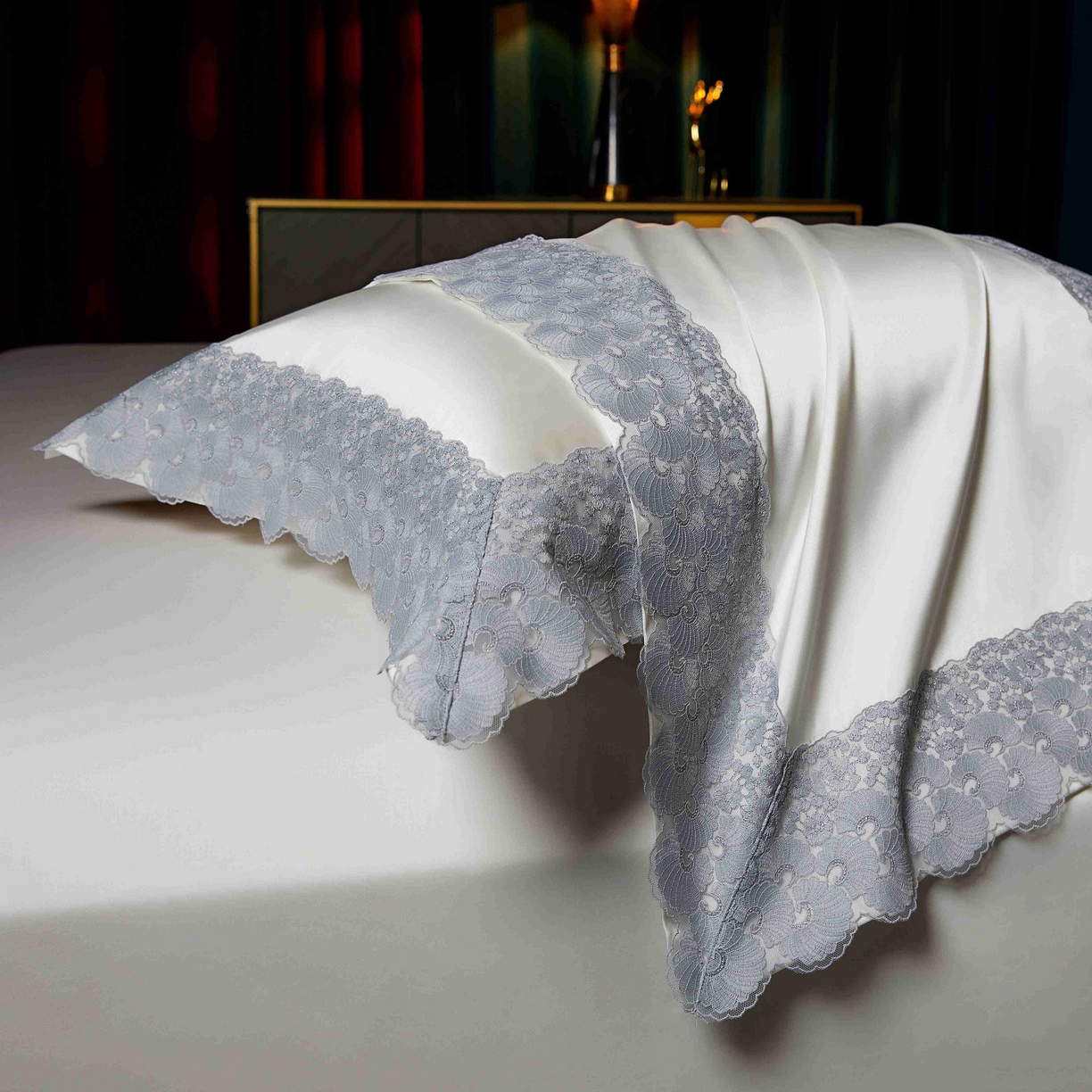 91家纺网 家纺一手货源 找家纺 （总）缔缦 2025新款高端居家轻奢系列AB版真丝棉长绒棉四件套