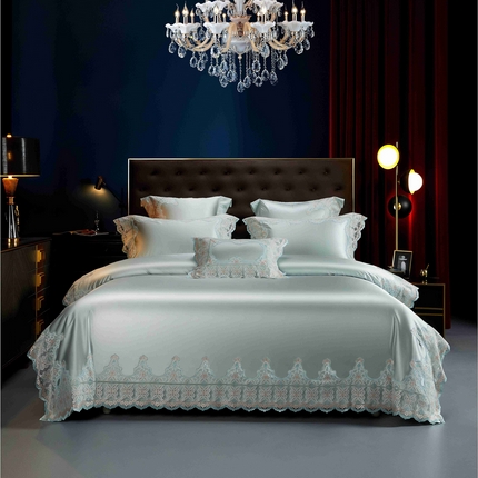 91家纺网 家纺一手货源 找家纺 （总）缔缦 2025新款高端居家轻奢系列AB版真丝棉长绒棉四件套