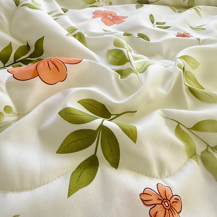 91家纺网 家纺一手货源 找家纺 友承家纺 2025新款A类母婴级大豆夏被夏凉被空调被 青柠薄荷