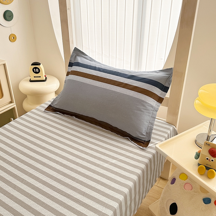 91家纺网 家纺一手货源 找家纺 卡普 2025新款爆款加厚卡通小清新全棉纯棉学生宿舍三件套床笠隔天可拿摩根