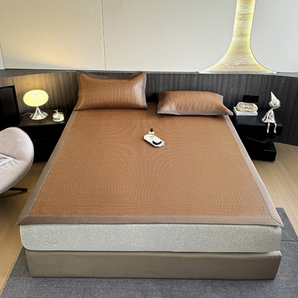 91家纺网 家纺一手货源 找家纺 （总）阿牛席业 2025新款舒爽藤席系列-E-PE藤席