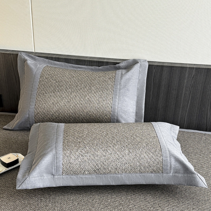 91家纺网 家纺一手货源 找家纺 阿牛席业 2025新款舒爽藤席系列-E-PE藤席 PE霸王藤-灰色