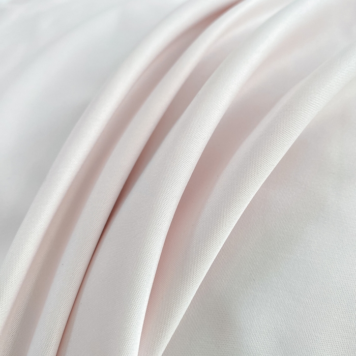 91家纺网 家纺一手货源 找家纺 乐沐家纺 2024新款夏季水洗冰丝四件套水洗真丝纯色双拼单被套-风格二 奶油粉白