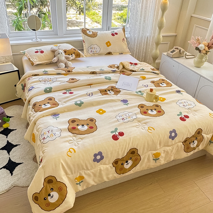 91家纺网 家纺一手货源 找家纺 （总）友承家纺 2025新款A类母婴级大豆夏被夏凉被空调被