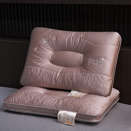 91家纺网 家纺一手货源 找家纺 （总）乐可 2025新款美 肌蚕咝护颈枕枕头枕芯