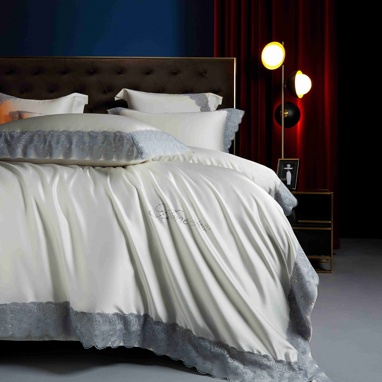 91家纺网 家纺一手货源 找家纺 （总）缔缦 2025新款高端居家轻奢系列AB版真丝棉长绒棉四件套