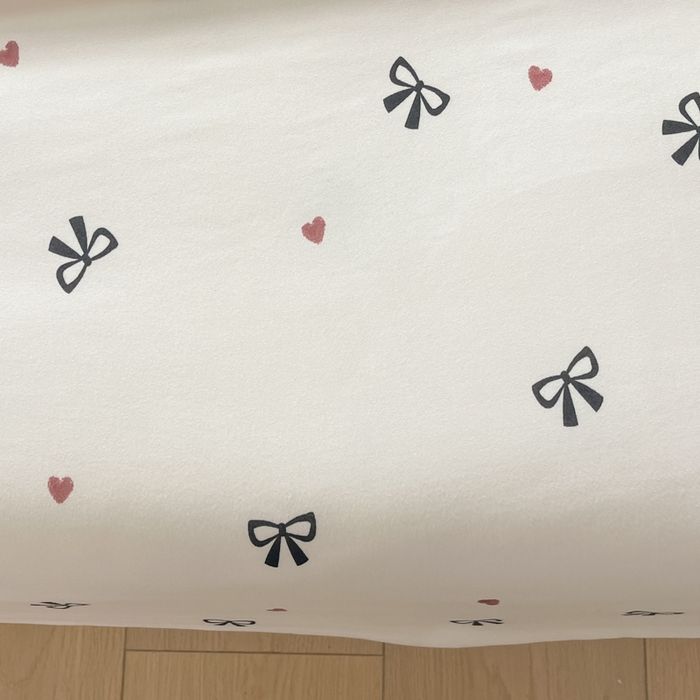 91家纺网 家纺一手货源 找家纺 龙图家纺 2025新款A类母婴针织棉夏被印花卡通凉感丝夏凉被空调被 蝴蝶结