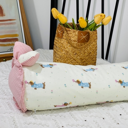 91家纺网 家纺一手货源 找家纺 （总）她喜爱枕芯 2025新款全棉纯棉小碎花兔兔荞麦枕枕头枕芯