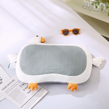 91家纺网 家纺一手货源 找家纺 （总）蔻眠 2025新款凉感丝荞麦护颈枕头儿童卡通学生成人枕芯大白鹅