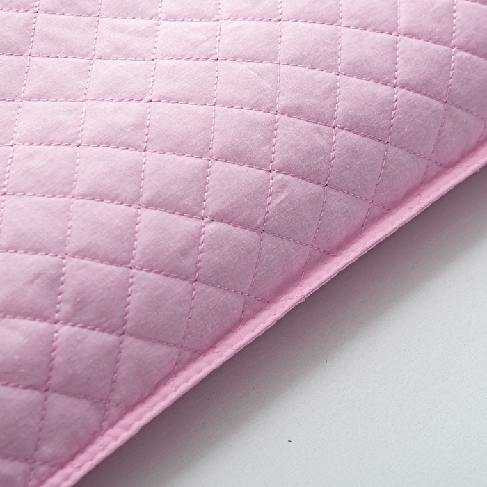 91家纺网 家纺一手货源 找家纺 萌番宝 2025新款简约纯色全棉纯棉全荞麦枕表面多道绗缝内胆可脱卸枕头枕芯 粉红全荞麦枕