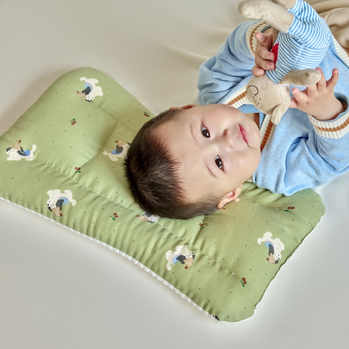 91家纺网 家纺一手货源 找家纺 （总）昕科 2025新款A类母婴级双感卡通亲子枕-全棉双层纱儿童枕学生凉感枕头羽丝棉成人颈椎枕芯