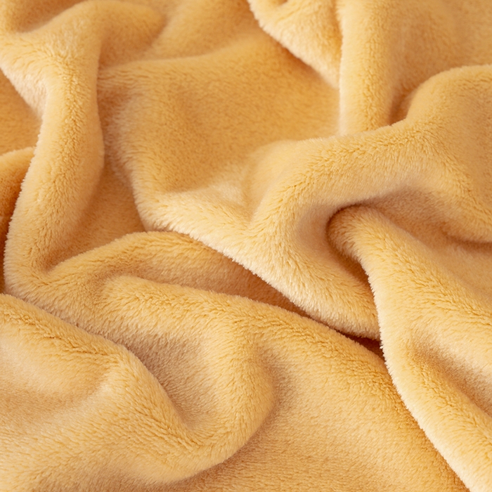 91家纺网 家纺一手货源 找家纺 好多家纺 2025新款亲肤纯色包边盖毯毯子 卡其