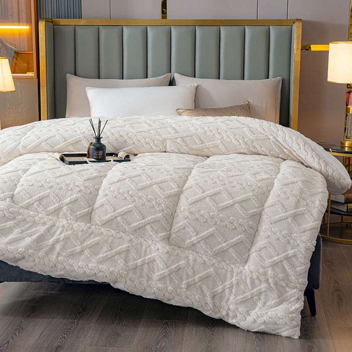 91家纺网 家纺一手货源 找家纺 （总）好多家纺 2025春夏新款塔芙绒北极绒加厚冬被子被芯