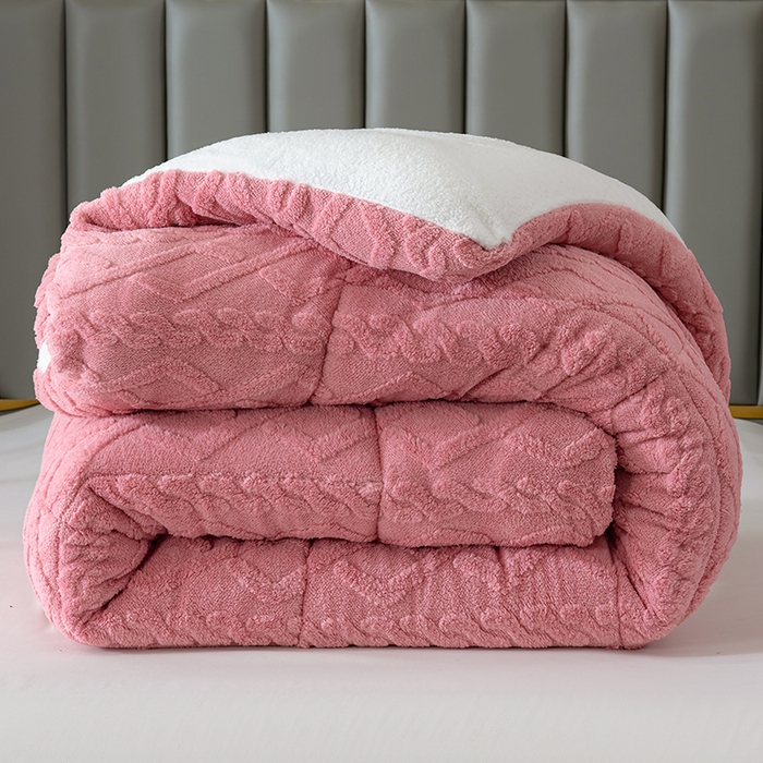 91家纺网 家纺一手货源 找家纺 （总）好多家纺 2025春夏新款塔芙绒北极绒加厚冬被子被芯