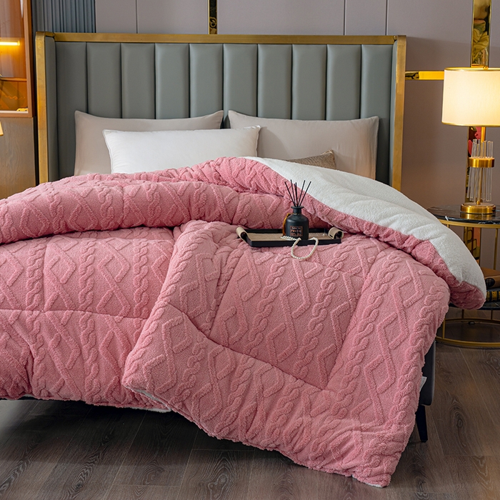 91家纺网 家纺一手货源 找家纺 （总）好多家纺 2025春夏新款塔芙绒北极绒加厚冬被子被芯