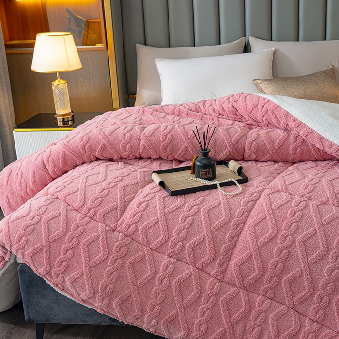 91家纺网 家纺一手货源 找家纺 （总）好多家纺 2025春夏新款塔芙绒北极绒加厚冬被子被芯