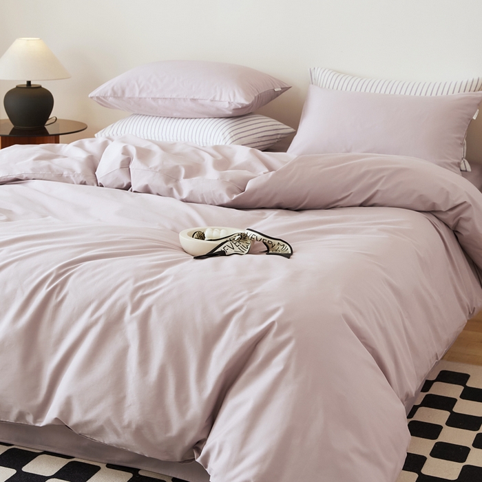 91家纺网 家纺一手货源 找家纺 （总）EH家居 2025新款春夏40支全棉斜纹四件套-半糖主义系列