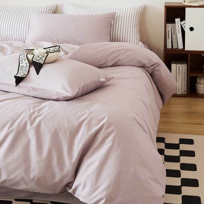 91家纺网 家纺一手货源 找家纺 （总）EH家居 2025新款春夏40支全棉斜纹四件套-半糖主义系列