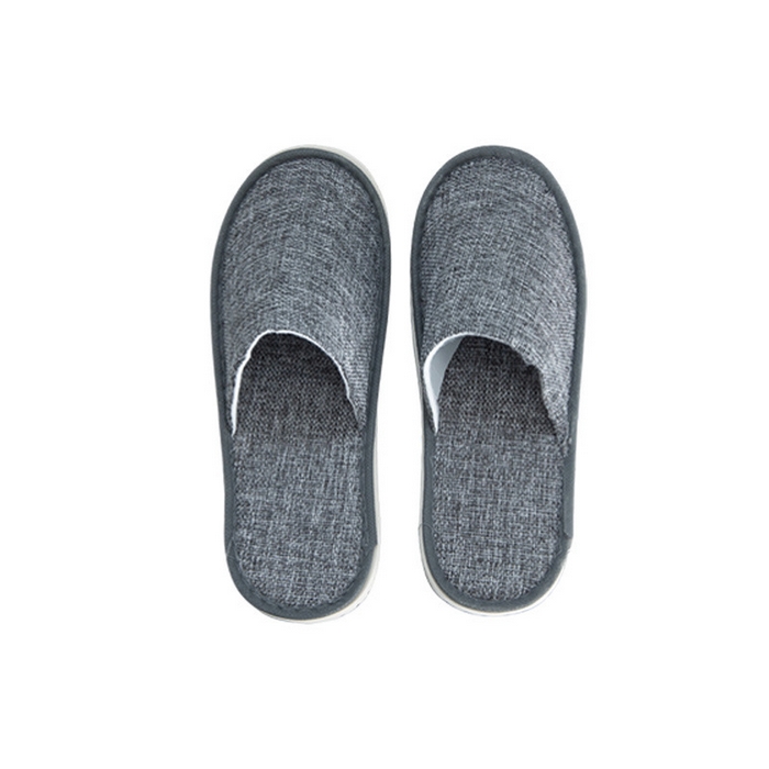 91家纺网 家纺一手货源 找家纺 （总）锦兴酒店布草 2025新款一次性拖鞋高档酒店民宿宾馆专用加厚防滑拖鞋拉毛绒麻布拖鞋批发【拖鞋定制3000起】