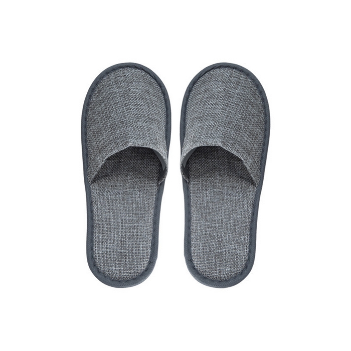 91家纺网 家纺一手货源 找家纺 （总）锦兴酒店布草 2025新款一次性拖鞋高档酒店民宿宾馆专用加厚防滑拖鞋拉毛绒麻布拖鞋批发【拖鞋定制3000起】