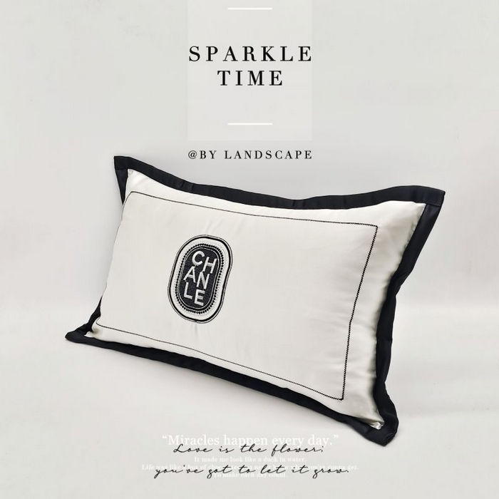 91家纺网 家纺一手货源 找家纺 澜屿 新款高精密刺绣烫钻轻奢高端抱枕枕套枕芯 午逅