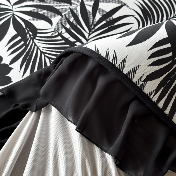 91家纺网 家纺一手货源 找家纺 九花鹿 2025新款A类法式赫本风PE凉感提花冰丝凉席-床笠款 床笠款-焦岚