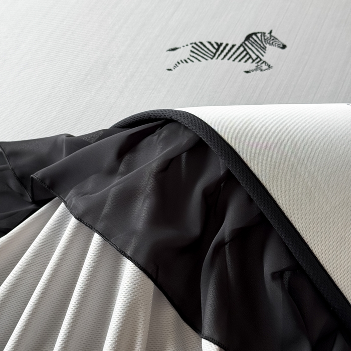 91家纺网 家纺一手货源 找家纺 九花鹿 2025新款A类法式赫本风PE凉感提花冰丝凉席-床笠款 床笠款-马德里