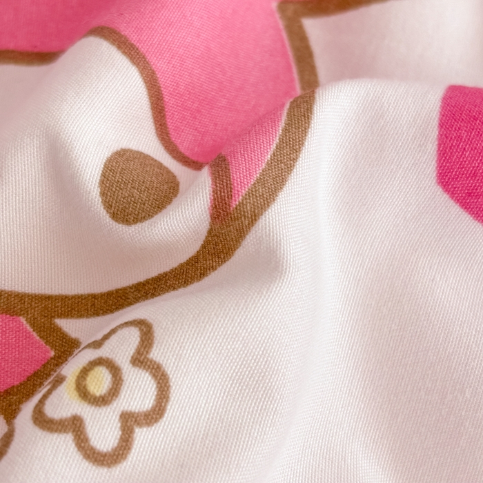 91家纺网 家纺一手货源 找家纺 花满路 2025新款亲肤卡通三丽鸥针织棉夏被 天使美乐蒂