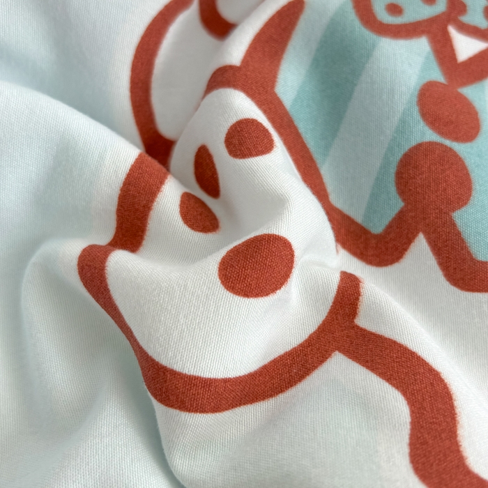 91家纺网 家纺一手货源 找家纺 花满路 2025新款亲肤卡通三丽鸥针织棉夏被 顽皮卡帕狗