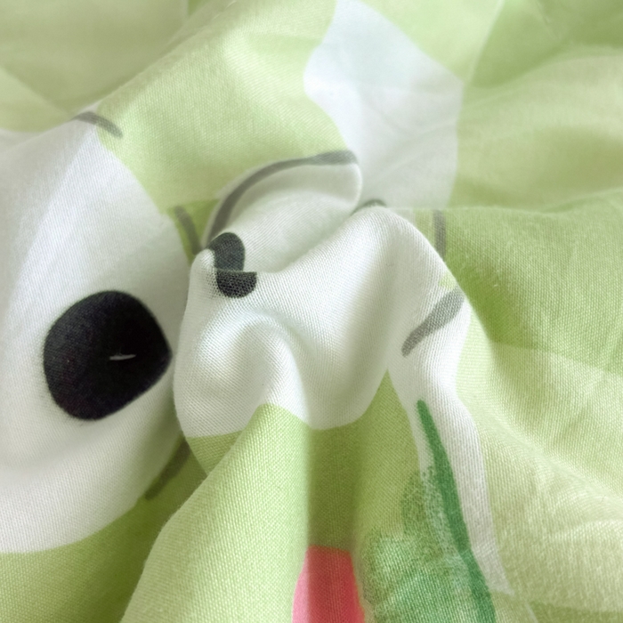 91家纺网 家纺一手货源 找家纺 花满路 2025新款亲肤卡通三丽鸥针织棉夏被 博士大眼蛙