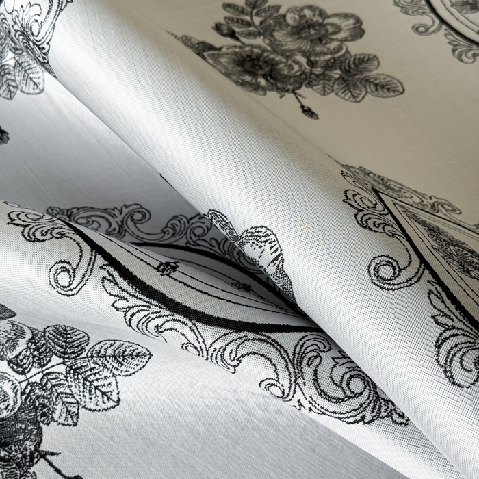 91家纺网 家纺一手货源 找家纺 九花鹿 2025新款A类赫本风PE凉感提花冰丝凉席-平铺款 镜中花