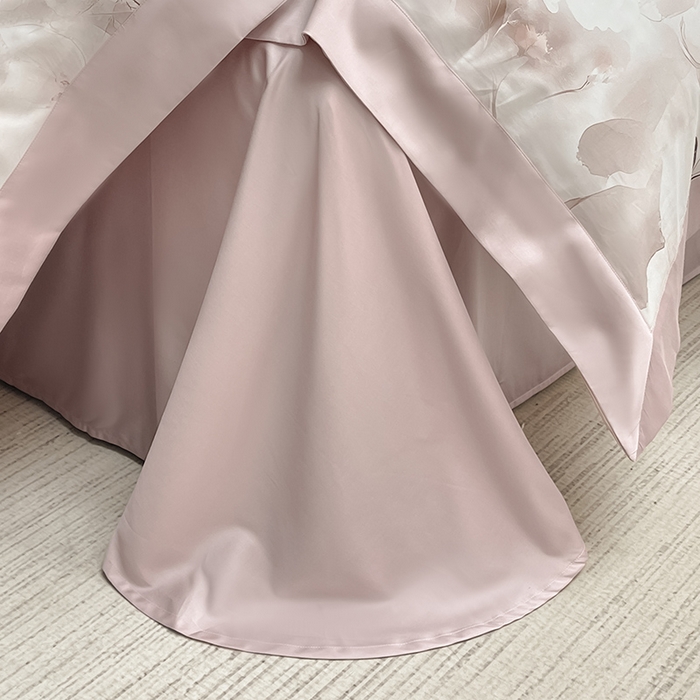 91家纺网 家纺一手货源 找家纺 （总） 2025新品A类100支天丝棉夹棉床盖床笠四件套全棉床单加厚高端数码印花长绒棉夏季轻奢真丝床上用品