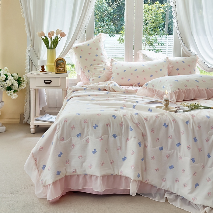 91家纺网 家纺一手货源 找家纺 （总）梦莱斯 2025新款夏被四件套