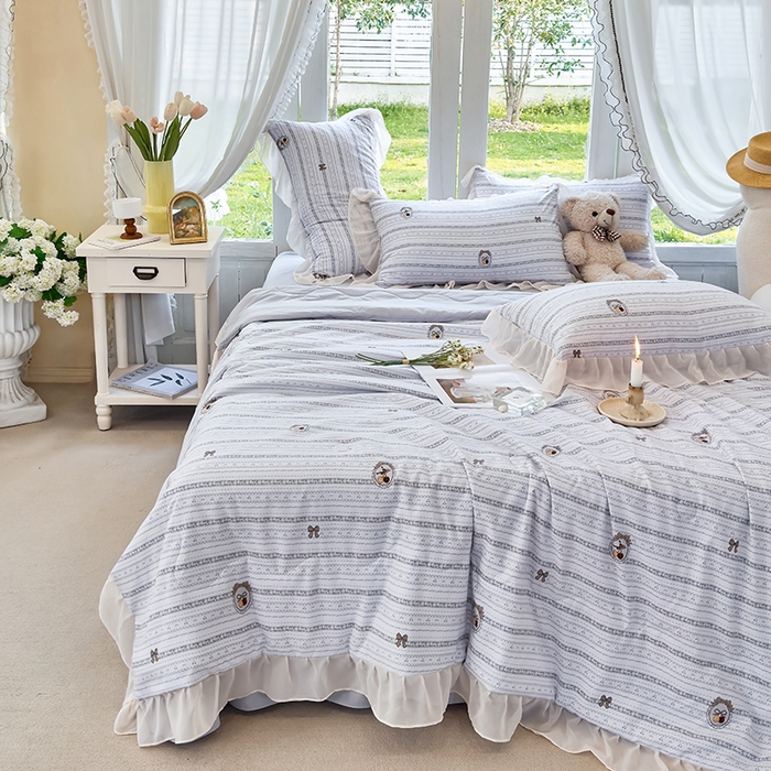 91家纺网 家纺一手货源 找家纺 （总）梦莱斯 2025新款夏被四件套