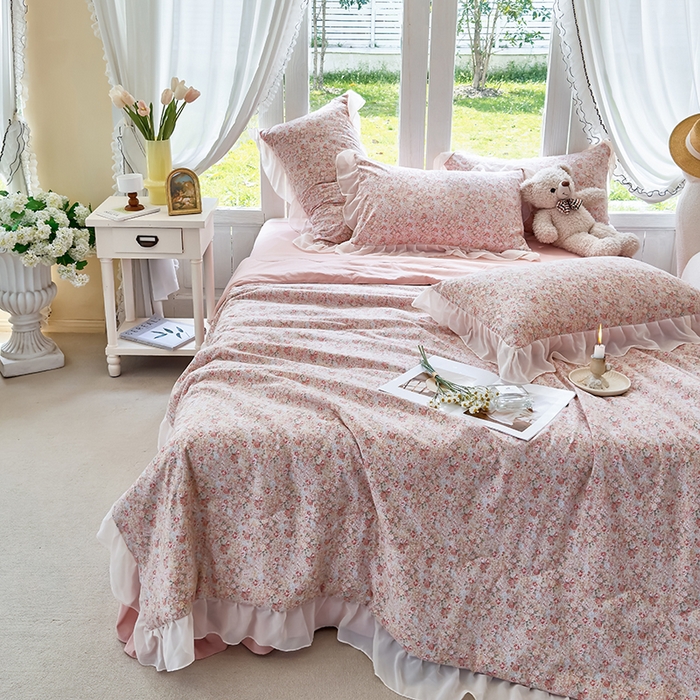 91家纺网 家纺一手货源 找家纺 （总）梦莱斯 2025新款夏被四件套