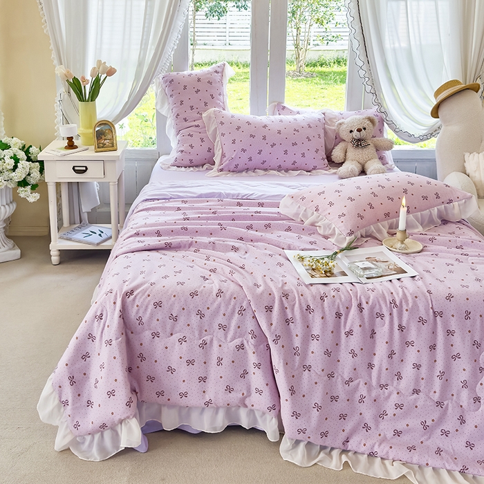 91家纺网 家纺一手货源 找家纺 （总）梦莱斯 2025新款夏被四件套