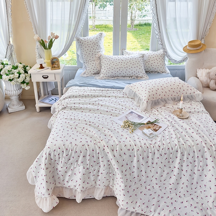 91家纺网 家纺一手货源 找家纺 （总）梦莱斯 2025新款夏被四件套