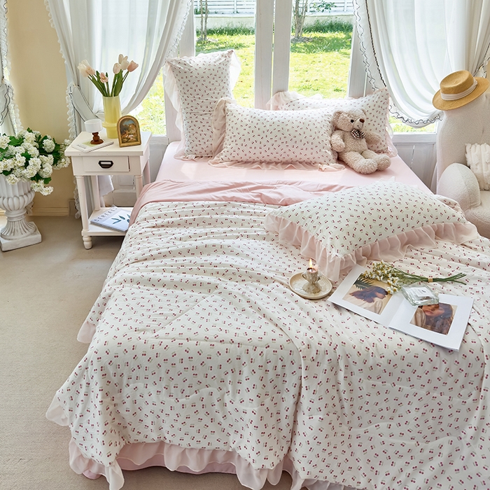 91家纺网 家纺一手货源 找家纺 （总）梦莱斯 2025新款夏被四件套