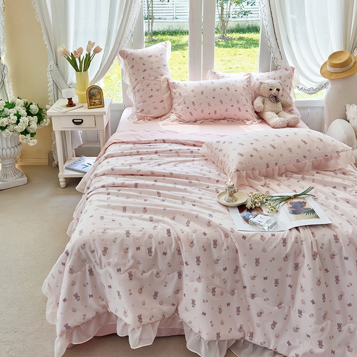 91家纺网 家纺一手货源 找家纺 （总）梦莱斯 2025新款夏被四件套